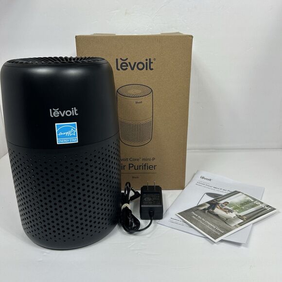 Levoit Core Mini-P Air Purifier Black 3 Settings Electric LAP-C161-KUS - Picture 1 of 16